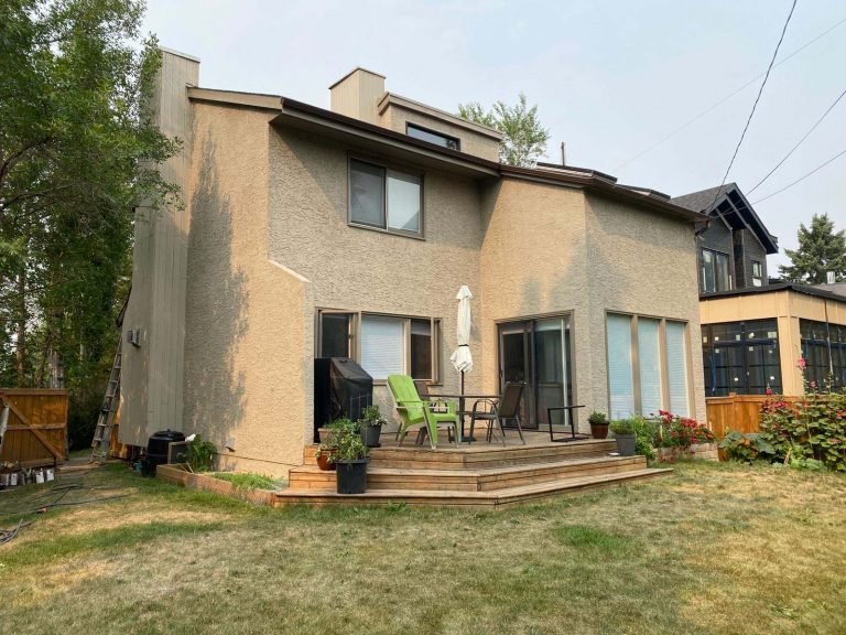 Stucco and deck-side refresh