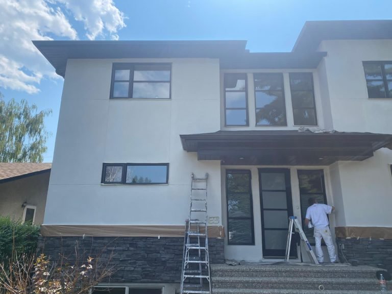 Stucco exterior repaint