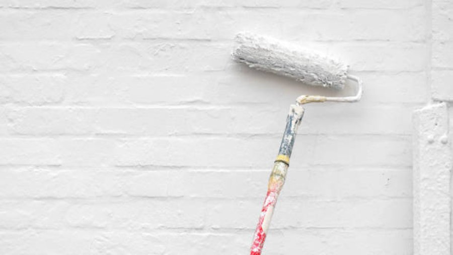 To paint a wall white