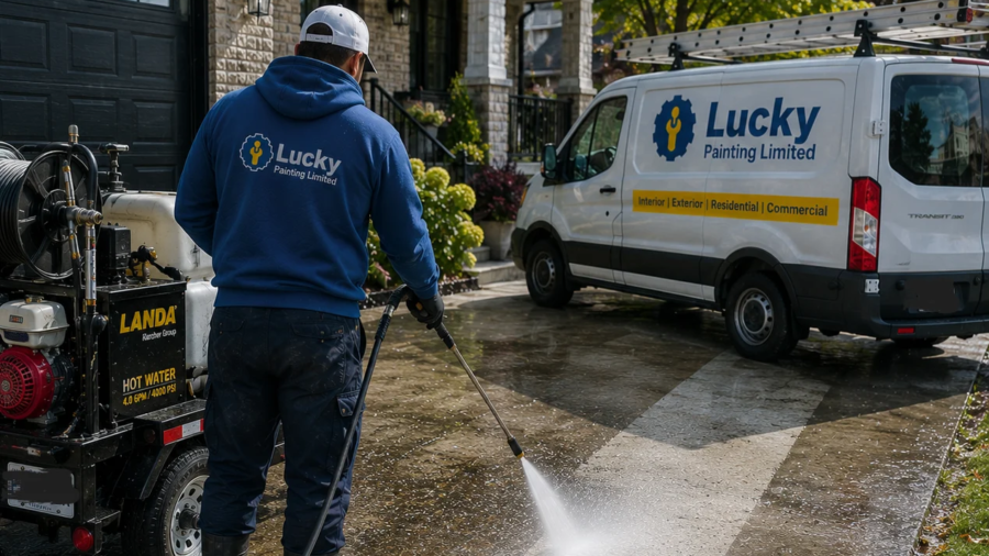 Power-Washing-best-painting-company-in-calgary-lucky-painting