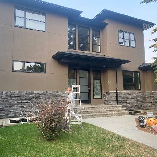 Before exterior repaint